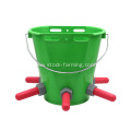 Calf Plastic 8L Feeding Bucket with Rub​ber Nipple